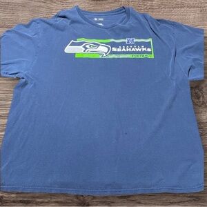 Seattle Seahawks Blue Shirt Size 2XL